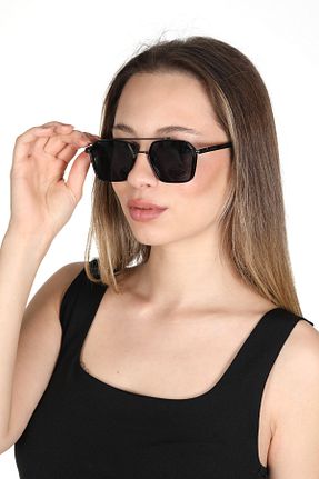 عینک آفتابی مشکی زنانه 58 Ticarto - کد 939059183