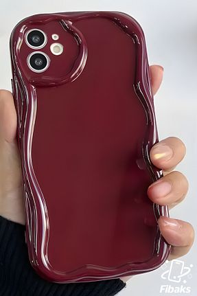 کاور و قاب زرشکی iPhone 12 Fibaks - کد 924097181