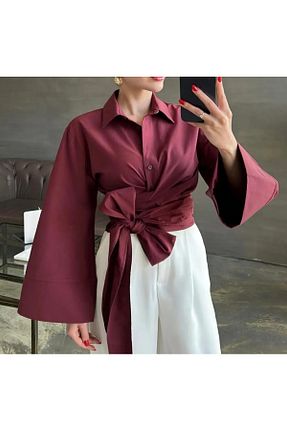پیراهن زرشکی زنانه رگولار GOOD&DESS - کد 936261449