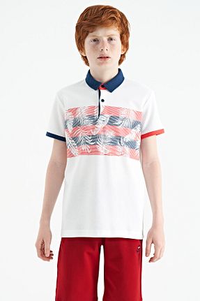 تیشرت سفید بچه گانه رگولار TOMMY LIFE - کد 712985892