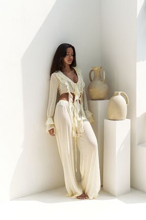 ست بالاتنه و پائین تنه رنگی زنانه پلی استر BOHEMAİ - کد 941776209