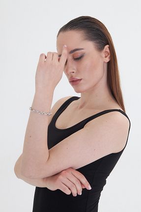 دستبند نقره زنانه 925 عیار Ventino Silver - کد 921371200
