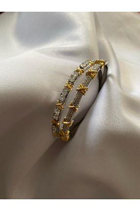 دستبند استیل (فولاد) طوسی زنانه استیل (فولاد) Purplefly Jewels - کد 815710846