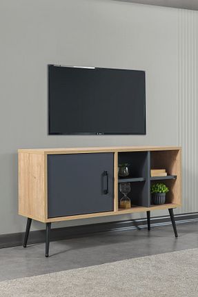 میز و پایه تلویزیون طوسی Suntalam Evmo Home - کد 942015498