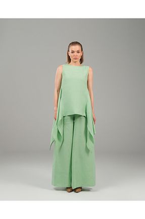بلوز سبز زنانه ساده LUMINA ELIGMA - کد 942377011