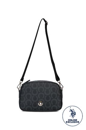 کیف پستچی مشکی زنانه U.S. Polo Assn. - کد 936240251
