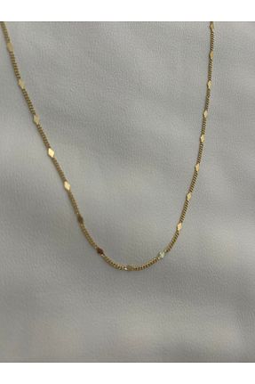 گردنبند استیل ( فولاد ) زرد استیل (فولاد) xUPING - کد 940983393