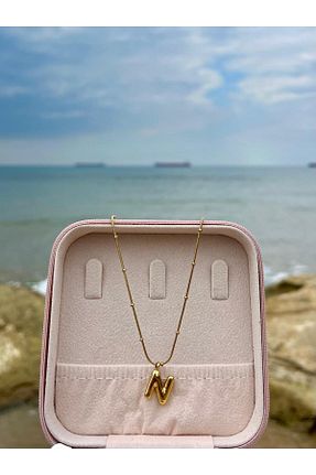 گردنبند استیل ( فولاد ) زرد استیل (فولاد) Zerys Jewelry - کد 940941792