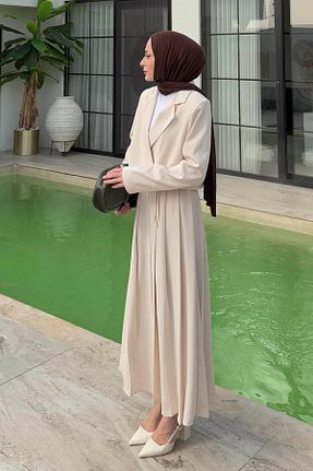 ست بالاتنه و پائین تنه حجاب نباتی زنانه Straight lamelif - کد 940944604