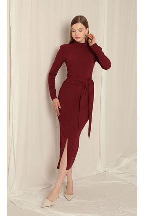 لباس زرشکی زنانه ویسکون Kaktüs - کد 940995669