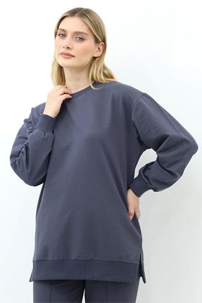 تونیک حجاب طوسی بافتنی Mahhar - کد 940969350