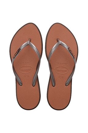دمپائی قهوه ای زنانه پلی اورتان Havaianas - کد 901445863