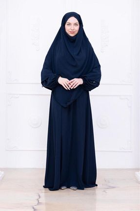 کلاه و ابایا مشکی زنانه پنبه ای Tebrikler tekstil - کد 940983475