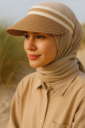 کلاه قهوه ای زنانه حصیر Mavelle - کد 940981890