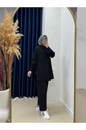 ست بالاتنه و پائین تنه حجاب رنگی زنانه رگولار MİHRA STORE - کد 940993254