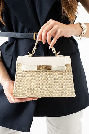 کیف دوشی زنانه حصیر mèche atelier since 2024 - کد 941017767