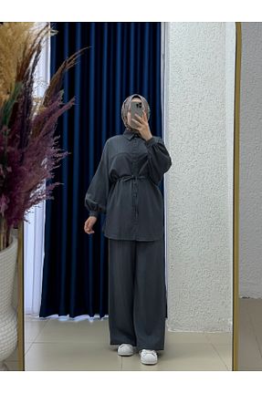 ست بالاتنه و پائین تنه حجاب رنگی زنانه رگولار MİHRA STORE - کد 941002836