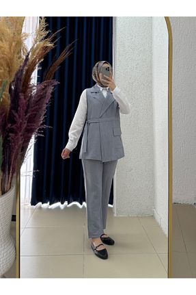ست بالاتنه و پائین تنه حجاب رنگی زنانه رگولار MİHRA STORE - کد 941006067
