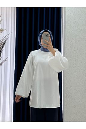 بلوز حجاب رنگی زنانه اورسایز MİHRA STORE - کد 941004568