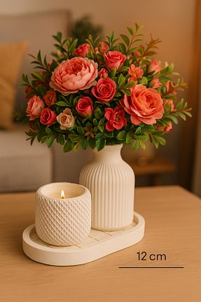 شمع سفید Ud aymumi home - کد 940994958