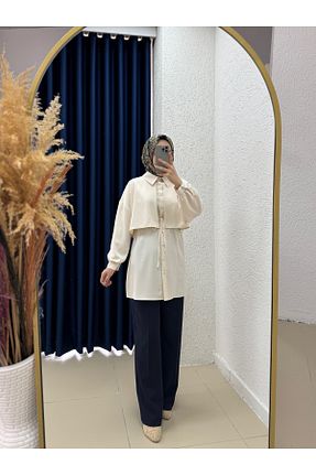پیراهن حجاب رنگی زنانه رگولار MİHRA STORE - کد 940996953