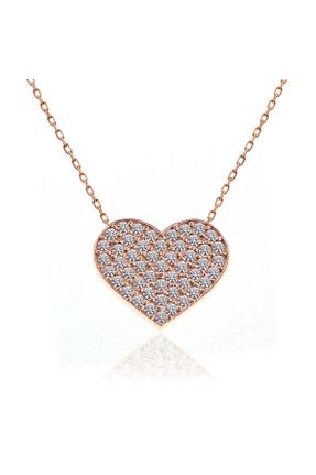 گردنبند نقره رنگی زنانه 10 عیار minaydan - کد 941034203