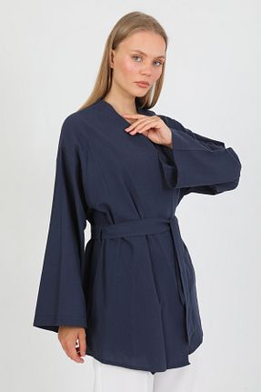 کیمونو و کافتان آبی زنانه %100 پنبه PASTELASTORE - کد 941030595