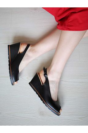 صندل مشکی زنانه پاشنه پر EREN SHOES BAG - کد 941081975