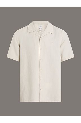 پیراهن بژ مردانه رگولار Calvin Klein - کد 941141175