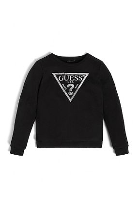 سوئیشرت مشکی بچه گانه طرح دار Guess - کد 827545153