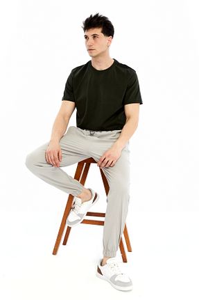شلوار کرمگن طوسی مردانه اورسایز KRAVEN - کد 941149673