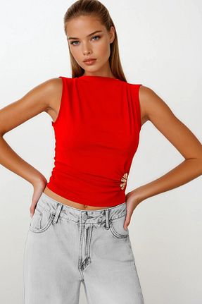 بلوز رنگی زنانه ساده VAGGON - کد 941162686