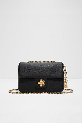 کیف پستچی مشکی زنانه چرم مصنوعی Aldo - کد 941161278