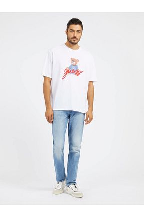 شلوار آبی مردانه پارچه Guess - کد 811879546