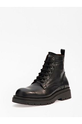 بوت / نیم بوت مشکی مردانه پاشنه تخت Guess - کد 823287698