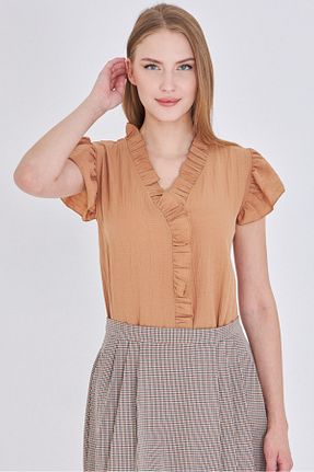 بلوز بژ زنانه ساده armonika - کد 941224315