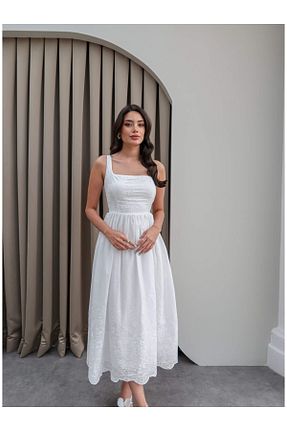 لباس سفید زنانه بافتنی ESRAHELVACI - کد 941191759