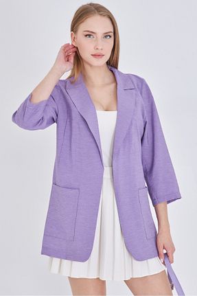 کت بنفش زنانه رگولار armonika - کد 941225289