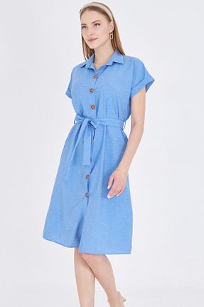 لباس آبی زنانه بافتنی armonika - کد 941225915