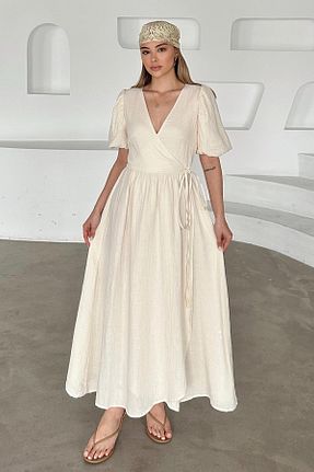لباس بژ زنانه بافتنی Olcay - کد 941225570