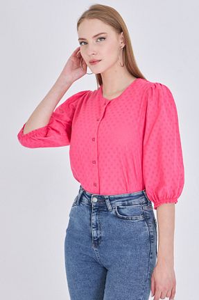 پیراهن صورتی زنانه رگولار armonika - کد 941226346