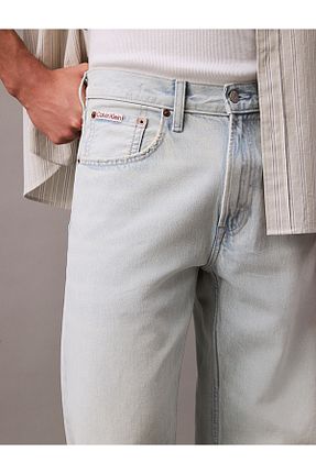 شلوار جین طوسی مردانه پاچه لوله تفنگی Calvin Klein - کد 941262349