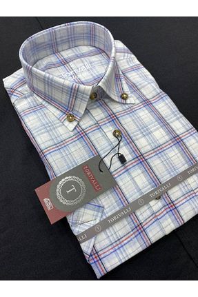 پیراهن قرمز مردانه ریلکس فیت Torivalli Collection - کد 941303821