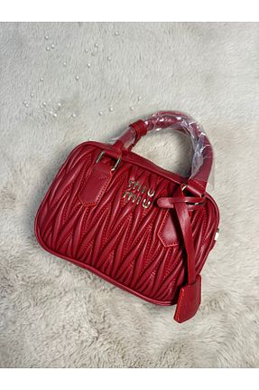 کیف دستی قرمز زنانه سایز متوسط perla butik çanta - کد 941502313
