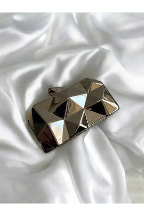 کیف مجلسی طوسی زنانه فلزی Twin - کد 941532722