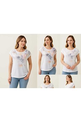 بلوز زنانه گلدار MODA - کد 941542770