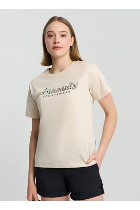 تیشرت نباتی زنانه رگولار Columbia - کد 941560551