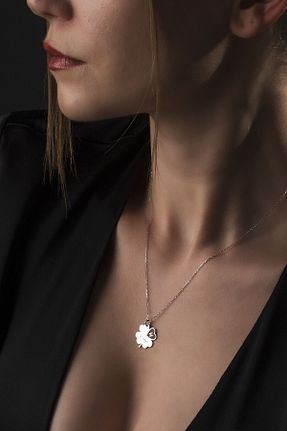 گردنبند نقره صورتی زنانه 925 عیار TigerxlJewellery - کد 941591299