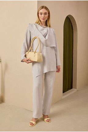ست بالاتنه و پائین تنه رنگی زنانه رگولار HEQA - کد 941628870