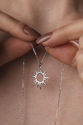گردنبند نقره طوسی زنانه 925 عیار TigerxlJewellery - کد 941686363